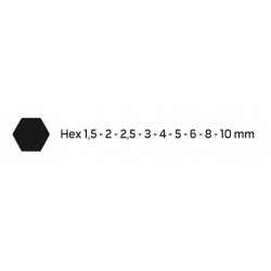 ZESTAW NEO TOOLS KLUCZE IMBUS TORX KOMPLET DŁUGIE KOLOROWE 09-518 09-512