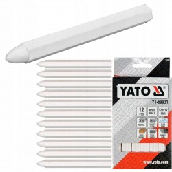 YATO KREDA TECHNICZNA DO ZNAKOWANIA BIAŁA OPK 12 SZT YT-69931