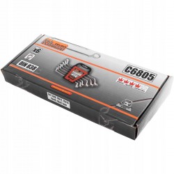 RICHMANN ZESTAW KLUCZE OCZKOWO-GIĘTE POLER CLIP 6-17 MM 6 ELEMENTÓW C6805