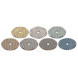 TARCZA DIAMENTOWA ZESTAW DO SZLIFOWANIA GRESU DYSK POWERMAT PM-DPP-100TS