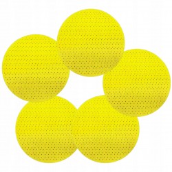 DEDRA TARCZKI ŚCIERNE 5szt PERFOROWANE SZLIFIER DO GIPSU 180mm GR.40 Al2O3