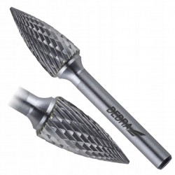 DEDRA FREZ TRZPIENIOWY OSTROŁUKOWY OSTRY G12X25MM TRZPIEŃ 6MM DEDRA 07F662