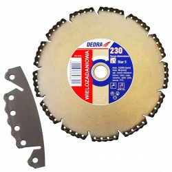 DEDRA TARCZA DIAMENTOWA WIELOZADANIOWA VACUUM BRAZED 230x22,2MM DEDRA H1087