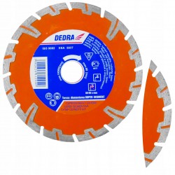 DEDRA TARCZA DIAMENTOWA SUPER TURBO ZBROJONY BETON KAMIEŃ 150x22,2MM H1244