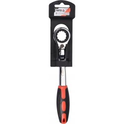 YATO KLUCZ OCZKOWY 24MM Z GRZECHOTKĄ GRZECHOTKA ODGIĘTY CrV 72ZĘBY YT-02385