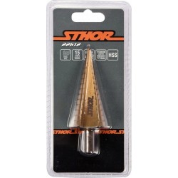 STHOR WIERTŁO STOPNIOWE CHOINKOWE 15-STOPNIOWE HSS DO METALU 4-32MM 22612
