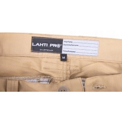 LAHTI PRO SPODNIE ROBOCZE bojówki Slim Fit CE L405210 BEŻOWE r. L