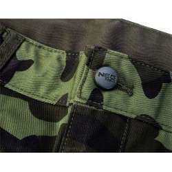 NEO KRÓTKIE SPODENKI ROBOCZE CAMO DO PASA KIESZENIE 81-271 ROZMIAR XXXL/58