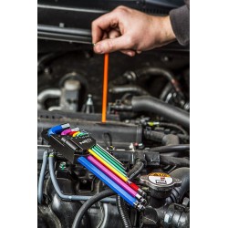 ZESTAW NEO TOOLS KLUCZE IMBUS TORX KOMPLET DŁUGIE KOLOROWE 09-518 09-512