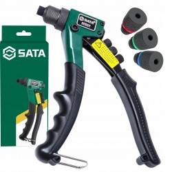 SATA NITOWNICA RĘCZNA PROFI STALOWA ST90501SC 8'' 200mm 2,4 - 4,8mm +4 NITY