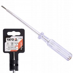 YATO PRÓBNIK NAPIĘCIA 125V-250V 3x190mm WSKAŹNIK