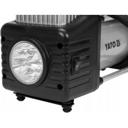 YATO KOMPRESOR SAMOCHODOWY Z MANOMETRTEM 12V POMPKA SPRĘŻARKA 250W