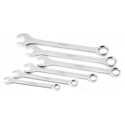 NEO ZESTAW NARZĘDZI DO MOTOCYKLA KLUCZE PŁASKIE NASADKI 25 EL. ETUI 10-500