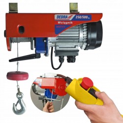 DEDRA WCIĄGARKA ELEKTRYCZNA 250/500KG DED7914