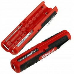DEDRA ŚCIĄGACZ IZOLACJI PRZEWODÓW KABLI 0.5-6.0mm 125mm 1268S2