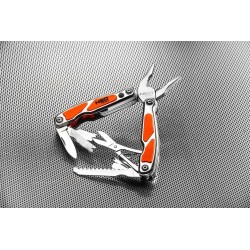 NEO MULTITOOL SCYZORYK NÓŻ SKŁADANY TURYSTYCZNY LATARKA LED 10 FUNKCJI MINI