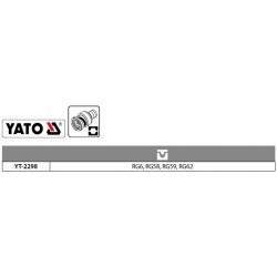 YATO ZACISKARKA KOŃCÓWEK ANTENOWYCH RG58 RG59 RG62