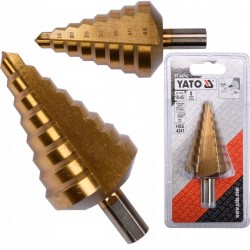 YATO WIERTŁO STOPNIOWE HSS STOŻKOWE 10 - 45 MM