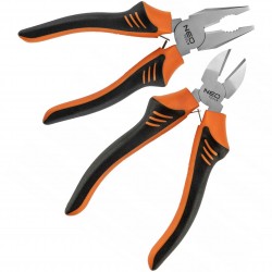 NEO TOOLS ZESTAW KOMBINERKI SZCZYPCE 180MM ZESTAW TNĄCE BOCZNE UNIWERSALNE
