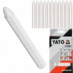 YATO KREDA TECHNICZNA DO ZNAKOWANIA BIAŁA OPK 12 SZT YT-69931