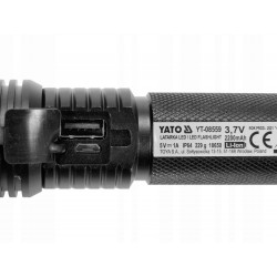 YATO LATARKA AKUM 10W 900LM IP64 3,7V ALUMINIOWA 10W 900LM IP64 YT-08559