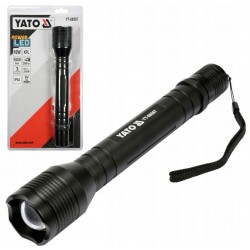 LATARKA LED CREE ZOOM ZASIĘG 350m ALUMINIOWA YATO