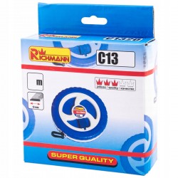 RICHMANN MIARA ZWIJANA NIEBIESKA FIBERGLASS DWUSTRONNA PCV 20M C1320