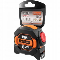 RICHMANN MIARA ZWIJANA 8M/25MM AUTOSTOP DWUSTRONNA PODZIAŁKA KLASA I C1028
