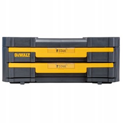 DeWALT TSTAK SKRZYNIA IV Z 2 SZUFLADAMI 18x31x44 cm 8L DWST1-70706 PRO