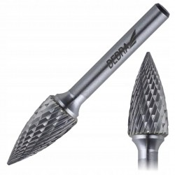 DEDRA FREZ TRZPIENIOWY OSTROŁUKOWY OSTRY G12X25MM TRZPIEŃ 6MM DEDRA 07F662