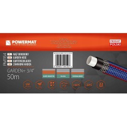 WĄŻ OGRODOWY GUMOWY 4-WARSTWOWY 20BAR 3/4'' 50M PODLEWANIA PRODUKT POLSKI