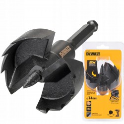 DeWALT DT4587 WIERTŁO SAMOWIERCĄCE GNIAZDOWE PUSZKOWE DO DREWNA 74mm DT4587