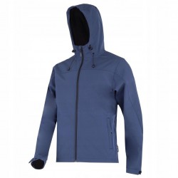 KURTKA SOFT-SHELL Z KAPTUREM MĘSKA GRANATOWA LAHTI PRO L40935 rozmiar XL
