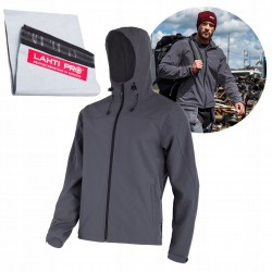 LAHTI PRO KURTKA ROBOCZA BLUZA MĘSKA SOFTSHELL KAPTUR L40934 ROZMIAR XL