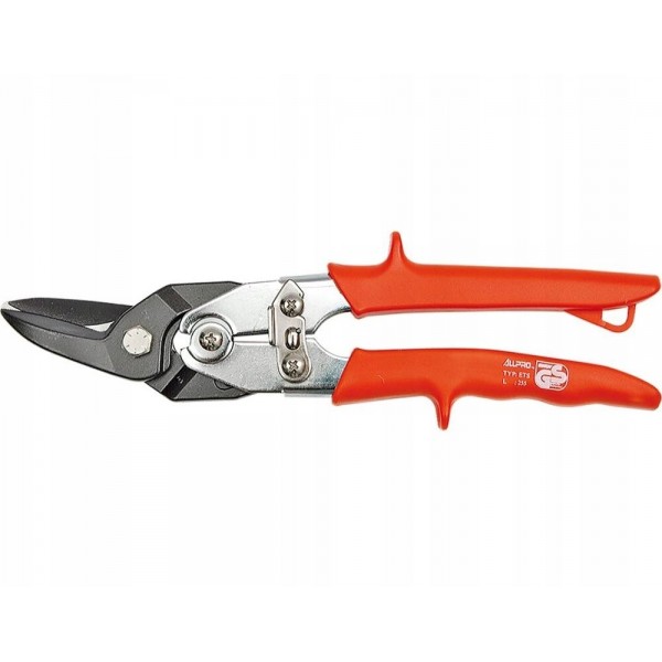VOREL NOŻYCE RĘCZNE DO CIĘCIA BLACHY L-250MM, LEWE, DO 1,5MM. PROFI 48000