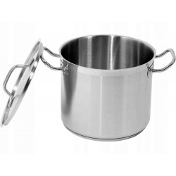 YATO GARNEK WYSOKI INDUKCJA GAZ STAL NIERDZEWNA 24X20CM 9L Z POKRYWA INOX