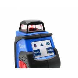 POZIOMICA LASEROWA LASER KRZYŻOWY 360 st + ETUI