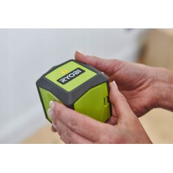 RYOBI LASER KRZYŻOWY ZIELONY ZE ZNACZNIKAMI STATYW