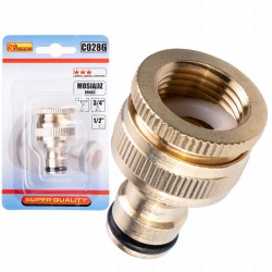 PRZYŁĄCZE DO KRANU 1/2'' - 3/4'' MOSIĄDZ RICHMANN