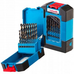 KOMPLET WIERTEŁ DO METALU HSS PRO 19 SZT SCHMITH