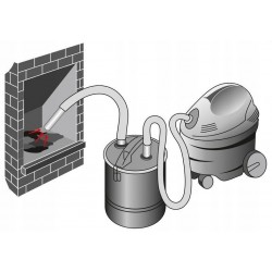 ODKURZACZ DO POPIOŁU KOMINKA GRILLA SEPARATOR 18L