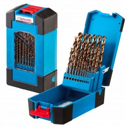 ZESTAW WIERTEŁ KOMPLET WIERTŁA DO METALU KOBALTOWE 1-13mm 25szt. SCHMITH DE