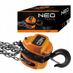 NEO TOOLS WCIĄGARKA WYCIĄGARKA ŁAŃCUCHOWA 3t STALOWY ŁAŃCUCH 3m 11-762