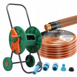 NEO WÓZEK BĘBEN + WĄŻ OGRODOWY 50m 3/4'' ZRASZACZ