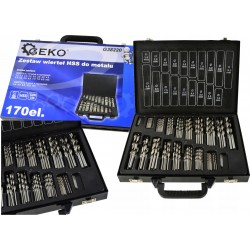 ZESTAW WIERTEŁ WIERTŁA DO METALU HSS 1-10MM 170SZT