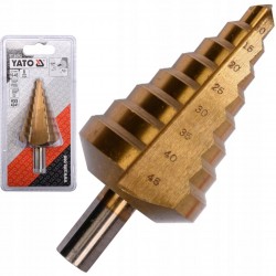 YATO WIERTŁO STOPNIOWE HSS STOŻKOWE 10 - 45 MM