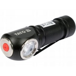 YATO LATARKA CZOŁOWA AKUMULATOROWA 2W1 350LM 6000-7000K ZASIĘG 47M