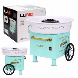 URZĄDZENIE MASZYNA DO WATY CUKROWEJ WÓZEK 450W WATA CUKROWA LUND 68250