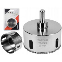 YT-60433 YATO WIERTŁO DIAMENTOWE DO GRESU OTWORNICA 68 mm CERAMIKA