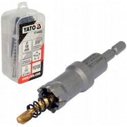 OTWORNICA DO METALU 19 MM Z WĘGLIKIEM SPIEKANYM YG10X KORONKA TCT YATO